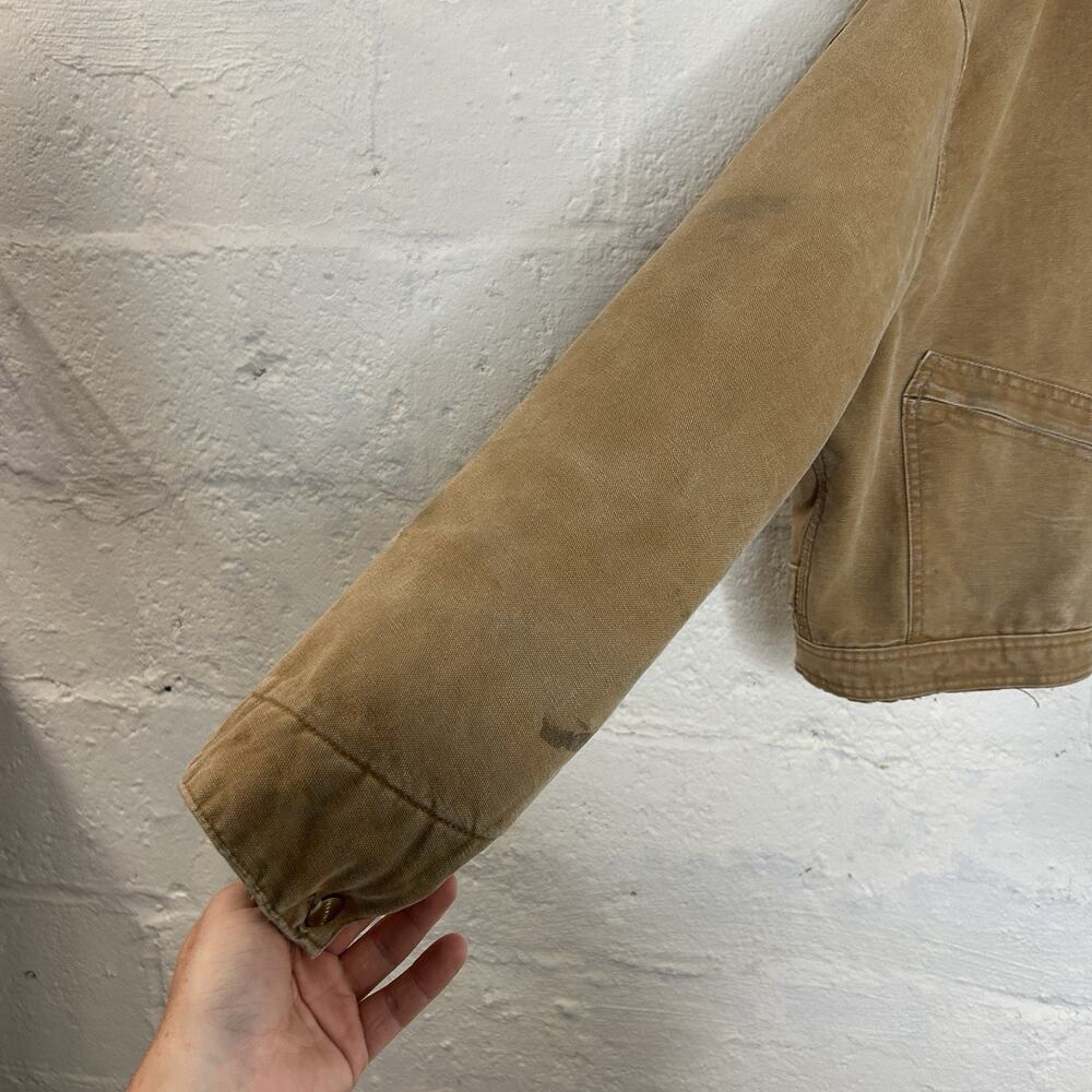 Vintage Carhartt Detroit Style Workwear Jacket “Tan” - Picture 9 of 12